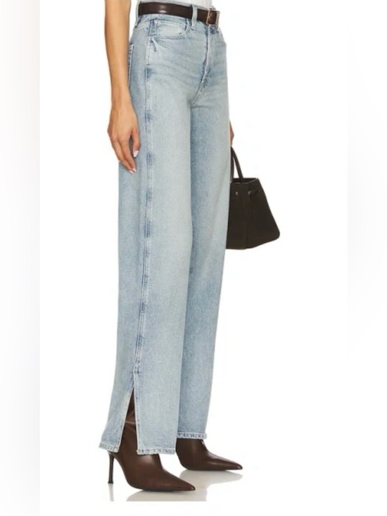 PAIGE Denim - NWT PAIGE Sawyer Wide Leg Jeans Women’s Size 33 Anja Split High Rise $269